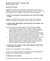 Overview of the Woodland Creation Summit - 12 December 2023